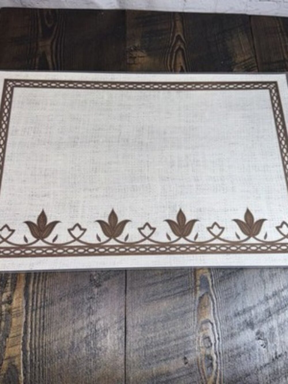VTG‎ 9 Bright Of America Washington State Reversible 6 Placemats In Box 2 sided - Picture 5 of 16